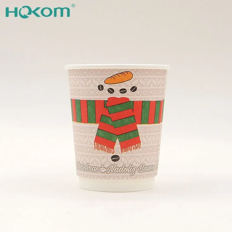 Coffee Cup Biodegradable New Design Hot Drink Double Wall Paper Cup 16 Oz factory