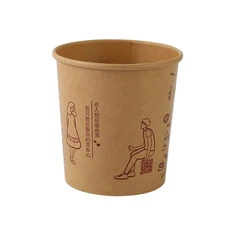 Контейнер для супа из крафт-бумаги пищевого качества